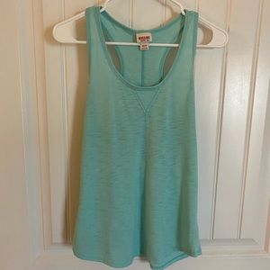 Light blue racerback tank top